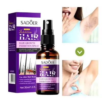 Picture of Sadoer Lavender Essence Anti Hair Grow Serum Spray 30ml (Reduce Hair Slow Hair Growth)