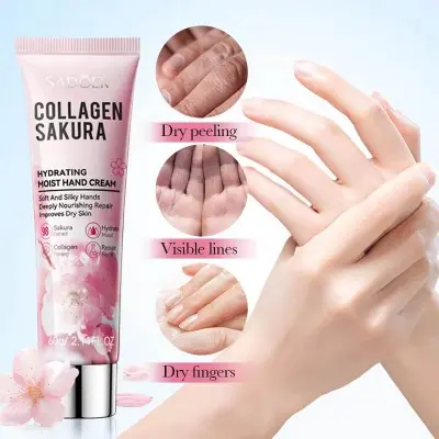Picture of SADOER Sakura Collagen Moisturizing and Moisturizing Hand Cream 60g