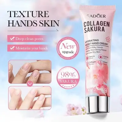 Picture of SADOER Sakura Collagen Moisturizing and Moisturizing Hand Cream 60g