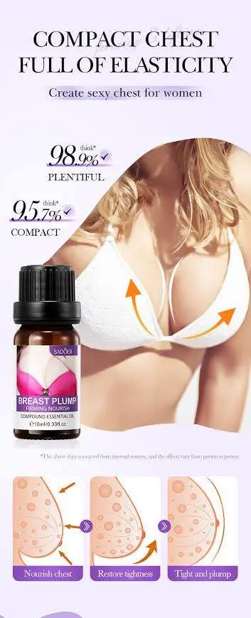 Picture of SADOER Breast Plump Firming Nourish Compound Essential Oil Moisturize Tender White Smooth 10ml