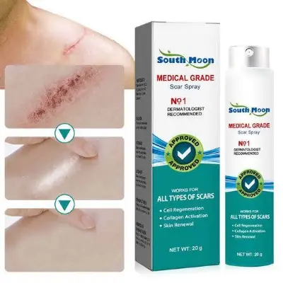 Picture of South Moon Medical Grade Scar Spray, Scar Remove Medical Grade Scar Spray-20gm
