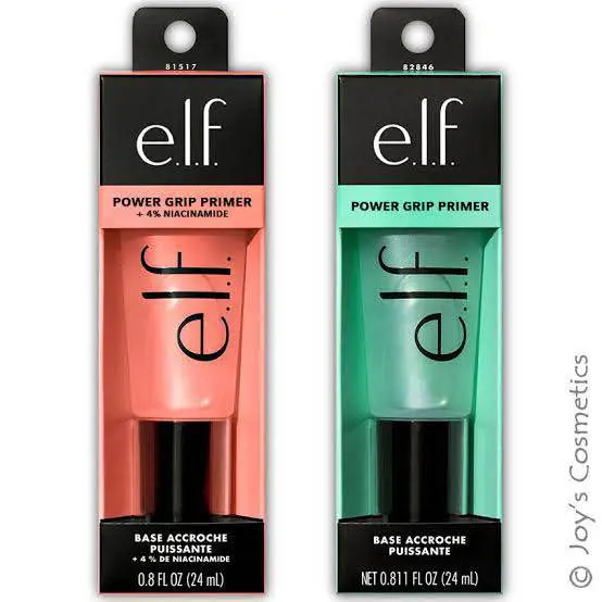 Picture of e.l.f. Power Grip Primer, Gel-Based & Hydrating Face Primer For Smoothing Skin & Gripping Makeup, Moisturizes & Primes, 0.811 Fl Oz (24 ml)