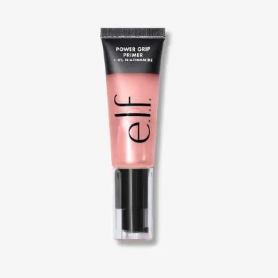 Picture of e.l.f. Power Grip Primer + 4% Niacinamide, Gel-Based & Hydrating Face Primer, Evens Skin & Brightens, Grips Makeup, Vegan & Cruelty-Free, 0.811 Fl Oz , Pink
