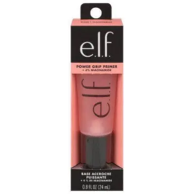 Picture of e.l.f. Power Grip Primer + 4% Niacinamide, Gel-Based & Hydrating Face Primer, Evens Skin & Brightens, Grips Makeup, Vegan & Cruelty-Free, 0.811 Fl Oz , Pink