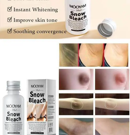 Picture of MOOYAM Snow Bleach Cream Private Part Underarm Whitening Lotion Skin Dark Spot Body Bikini Area Cream-30ml
