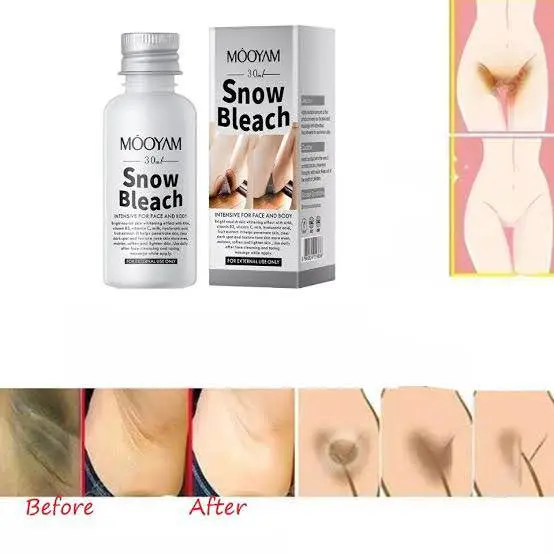 Picture of MOOYAM Snow Bleach Cream Private Part Underarm Whitening Lotion Skin Dark Spot Body Bikini Area Cream-30ml