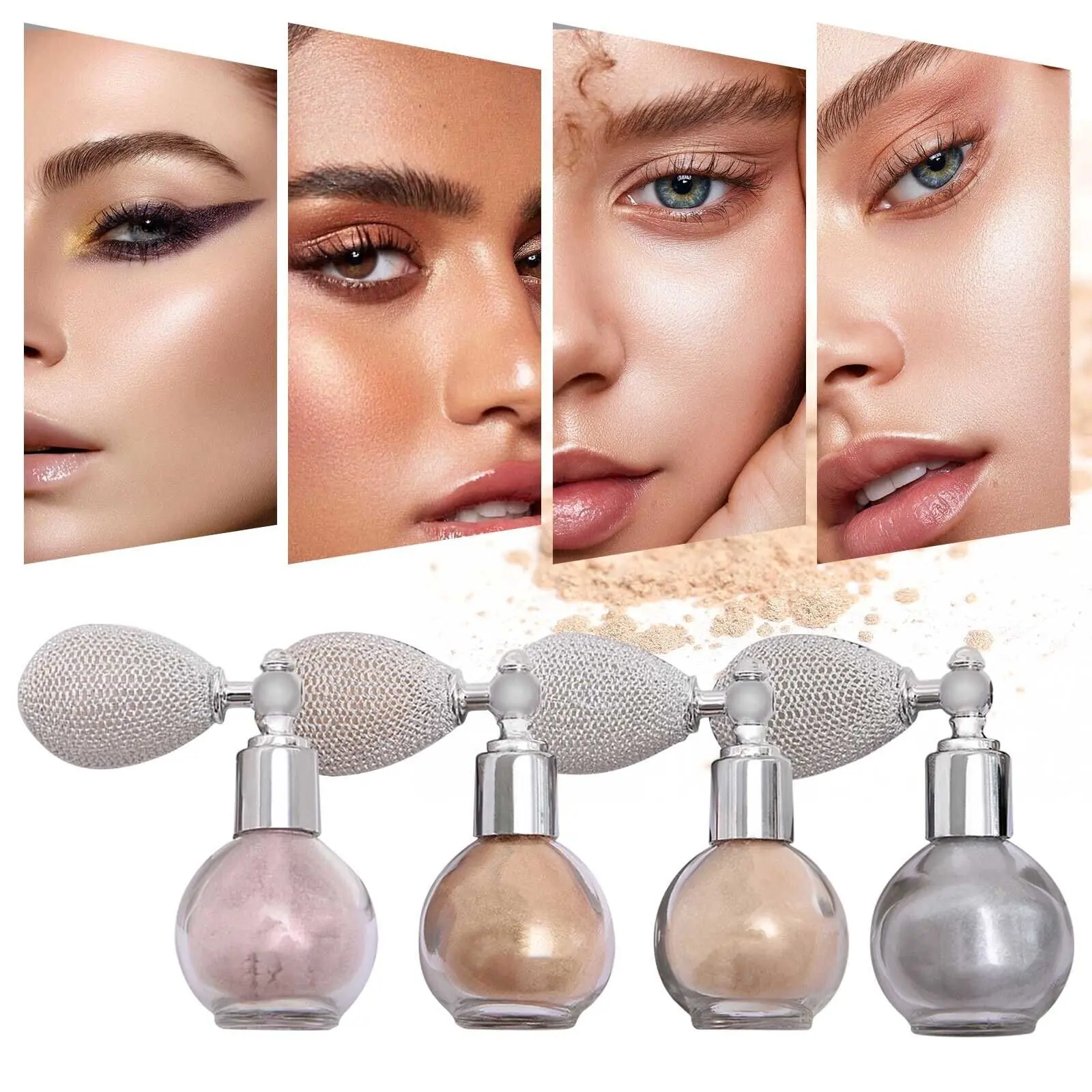 Picture of Glitter Spray Body & High Gloss Powder Spray 4 Colors Shimmer Sparkle Powder for Face & Body-1PCS