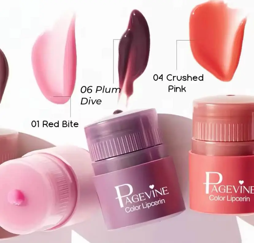 Picture of PAGE VINE Lip Serum Twist Lipstick Lip Gloss Moisturizing Fade Lip Pattern Lip Gloss