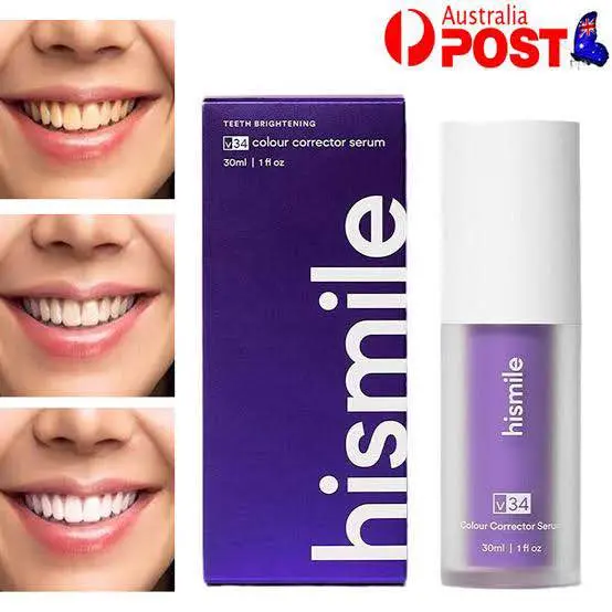 Picture of Hismile v34 Whitening Toothpaste Colour Corrector Teeth Stain Removal-30ml