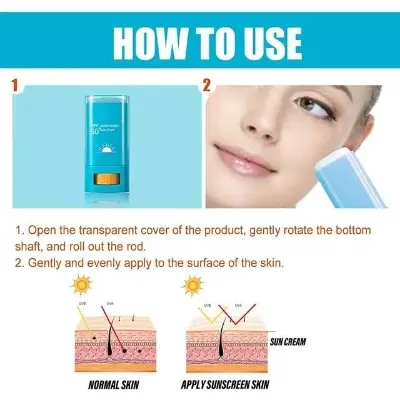 Picture of Jaysuing Sunscreen cream Stick SPF 50+ UV Protective Anti Oxidant sun block Isolation cream Lightweight -20gm