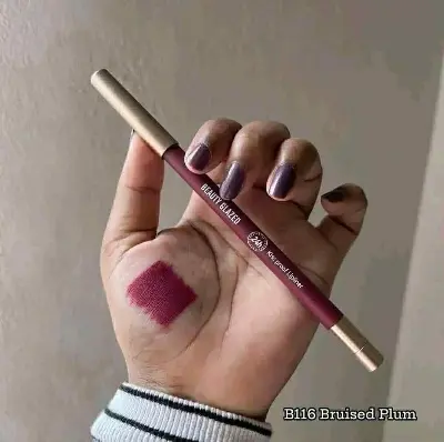 Picture of BEAUTY GLAZED Waterproof Matte Lip Liner Pencil-116 BRUISED PLAM