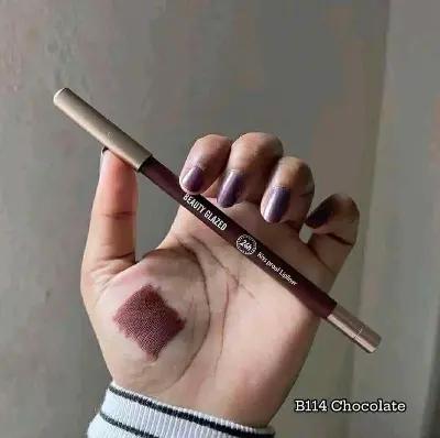 Picture of BEAUTY GLAZED Waterproof Matte Lip Liner Pencil-114 CHOCOLATE
