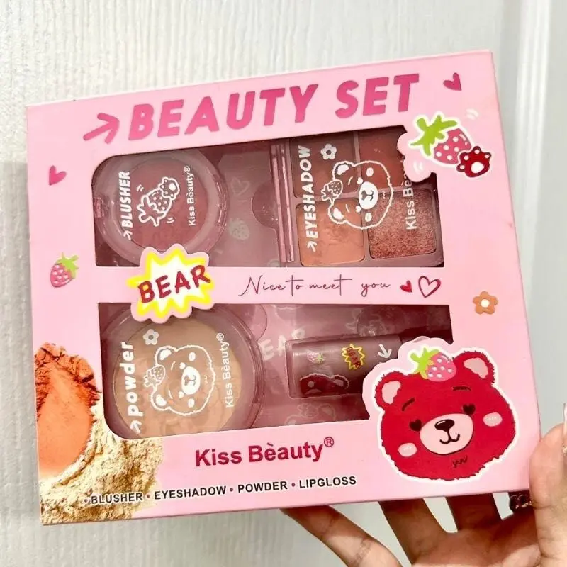Picture of Kiss Beauty 4 in 1 Bear Nice to Meet You Beauty Set