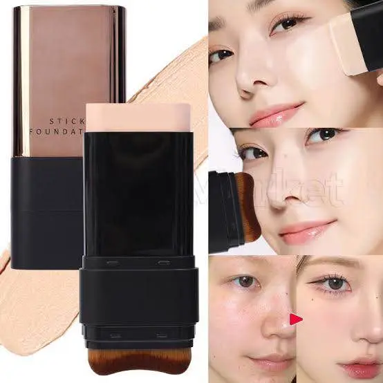 Picture of Kakashow Beauty Water Light Foundation Stick Moisturizing Concealer Face Acne Dark Circles Flawless Eraser Foundation Stick-#01