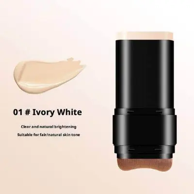 Picture of Kakashow Beauty Water Light Foundation Stick Moisturizing Concealer Face Acne Dark Circles Flawless Eraser Foundation Stick-#01