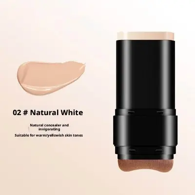 Picture of Kakashow Beauty Water Light Foundation Stick Moisturizing Concealer Face Acne Dark Circles Flawless Eraser Foundation Stick-#02