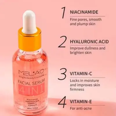 Picture of Melao Anti Aging Whitening Face Care 4 in 1 Vitamin C Skin Care Serum-30ml