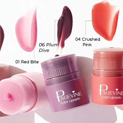Picture of PAGE VINE Lip Serum Twist Lipstick Lip Gloss Moisturizing Fade Lip Pattern Lip Gloss-#05 Muted Mauve