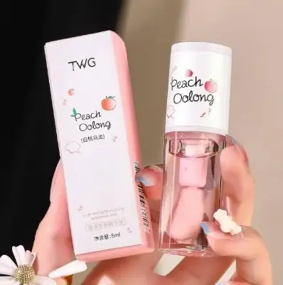 Picture of TWG Moisturizing Lip Essence Oil White Peach Oolong Honey Milk Clear Lip Oil-5ml