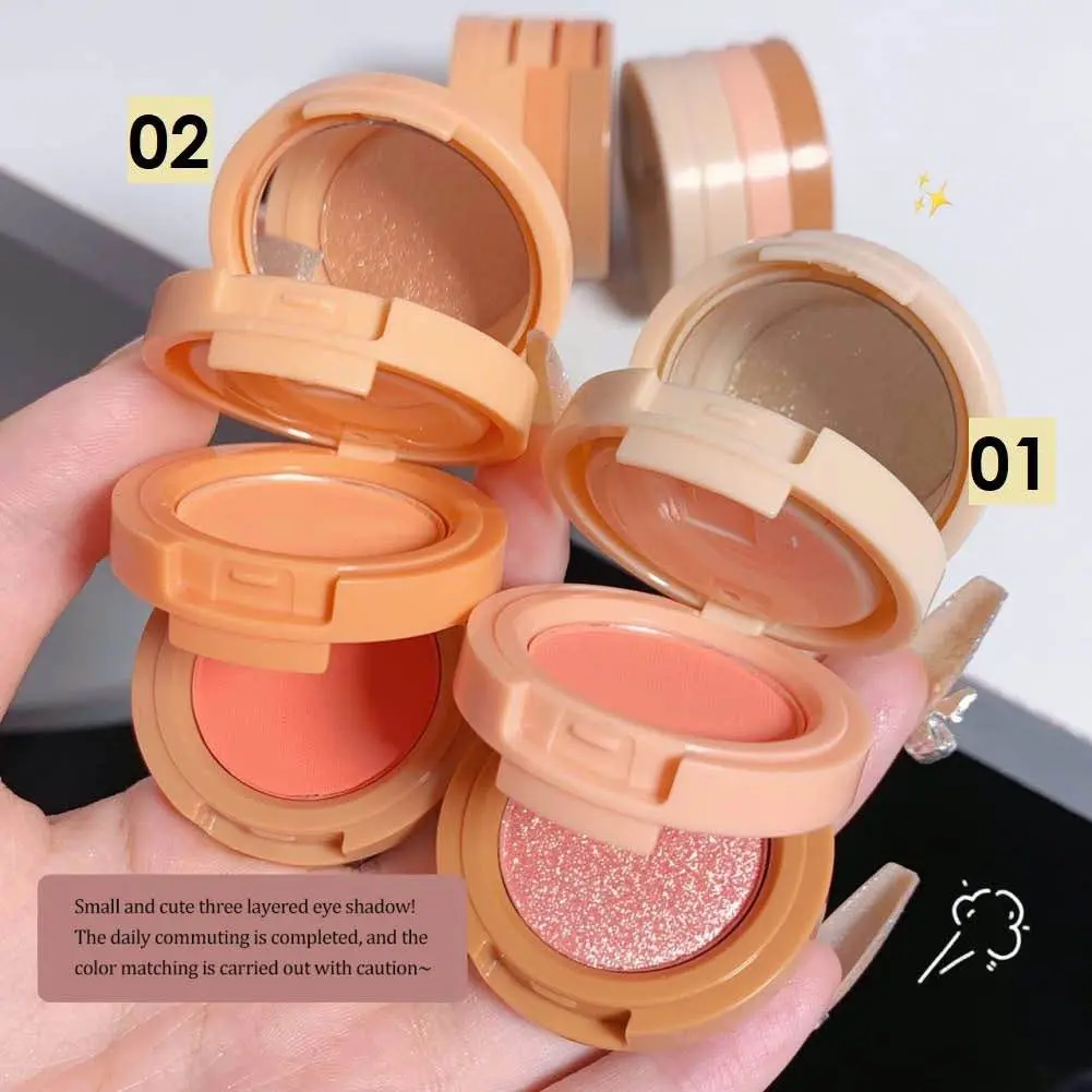 Picture of Miss Lara - 3 in 1 Blusher + Highlighter-#01