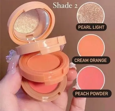 Picture of Miss Lara - 3 in 1 Blusher + Highlighter-#01