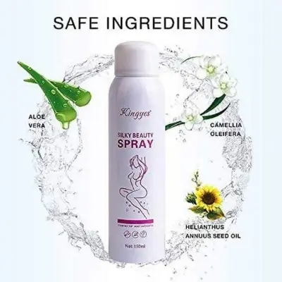 Picture of Kingyes Silky Beauty Spray Quick and Painless Hair Removal Spray Foam 150ml