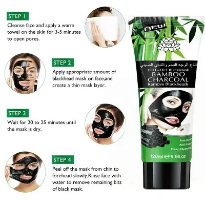 Picture of Meinaier Bamboo Charcoal Remove Blackheads 120 ML