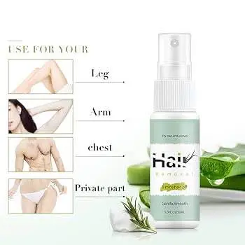 Picture of Pansly Hair Removal Spray 8 mins Beard Legs Painless Hairs Remover-30ml