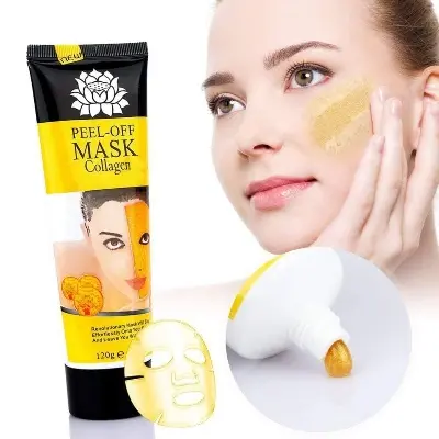 Picture of Meinaier Gold Collagen Brightening Skin Tone Hydrating Skin Tender Mask-120gm