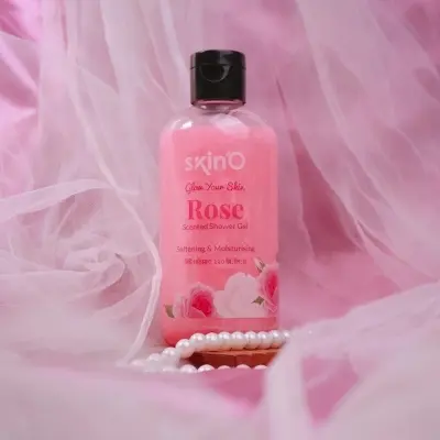 Picture of SKINO STRAWBERRY+ROSE COMBO SCENTED SHOWER GEL 220ML