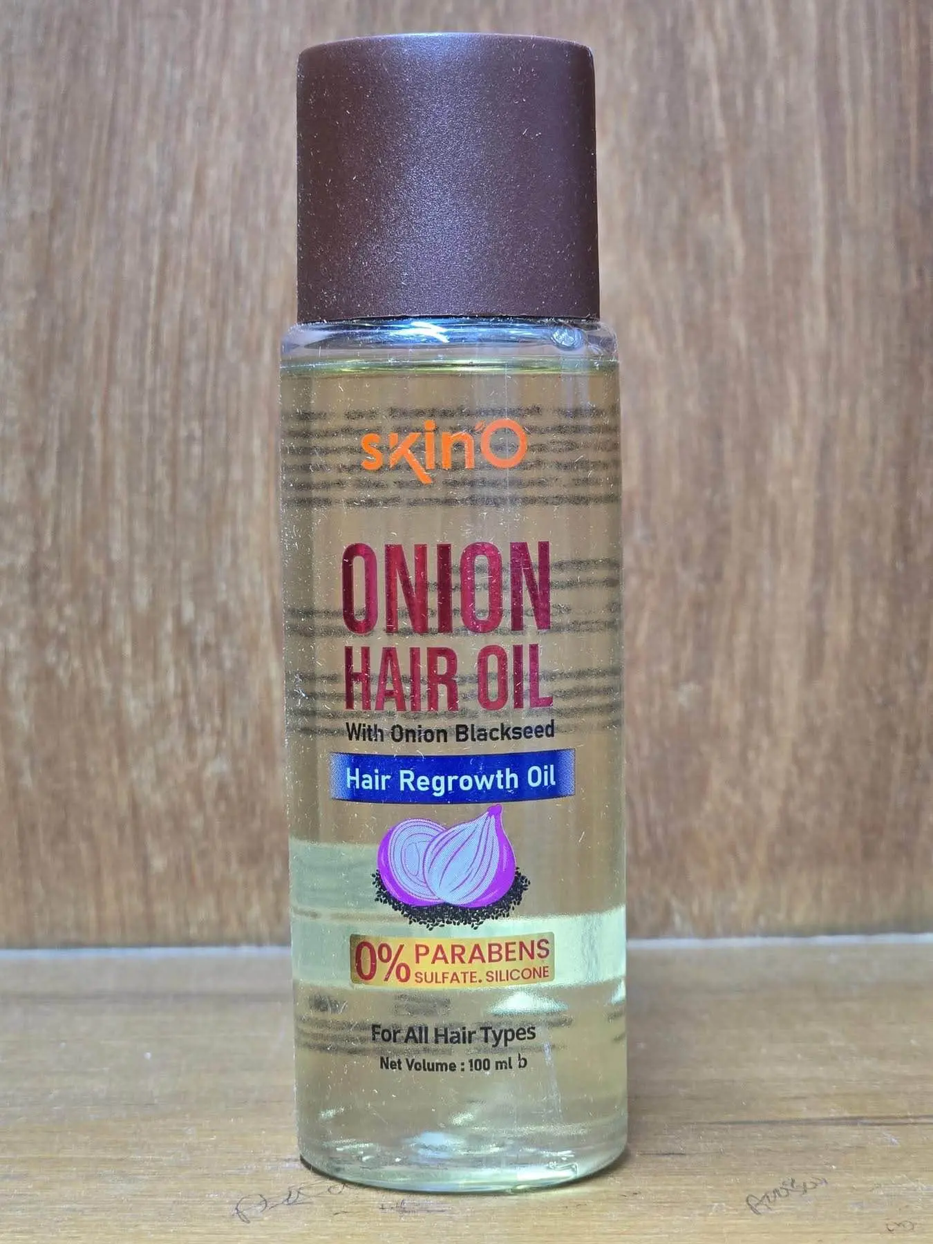 Picture of Skino Onion Hair Oil With Onion Blackseed Hair Regrowth Oil 100ml