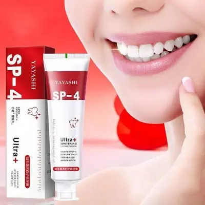Picture of Yayashi SP-4 Probiotic Whitening Toothpaste - Ultra+, 120g, Unflavored, Natural, Adults, Whitening, Stain Removal, Fresh Breath
