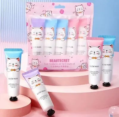 Picture of Luofmiss Beautecret Cute Cat Hand Cream Set -5pcs