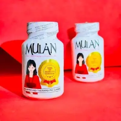Picture of MULAN 4in1 Whitening x30 Pearl Whitening + Collagen + L-Glutathione + NAC 60 Capsules