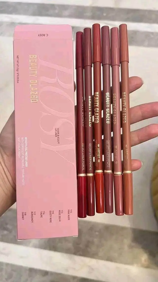 Picture of BEAUTY GLAZED ARTIST VELVET LIPLINER SET ROSY-6 pcs