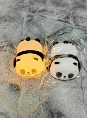 Picture of Sleeping Panda LED Night Light Living Room Cute Panda Plastic Lamp Bedside Decor Creative Kids Night Light Birthday Gift Cake Decor