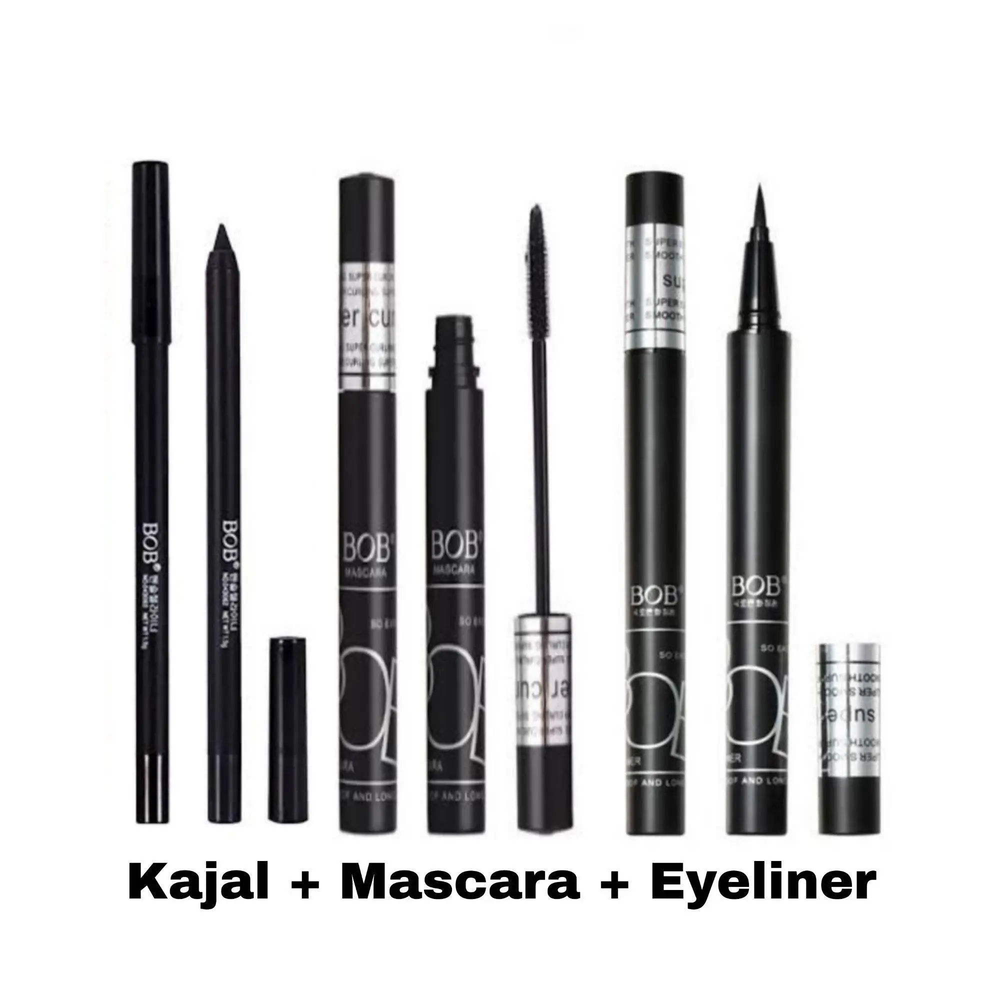 Picture of BOB Kajal+Mascara+Eyeliner 3 IN 1 Set combo