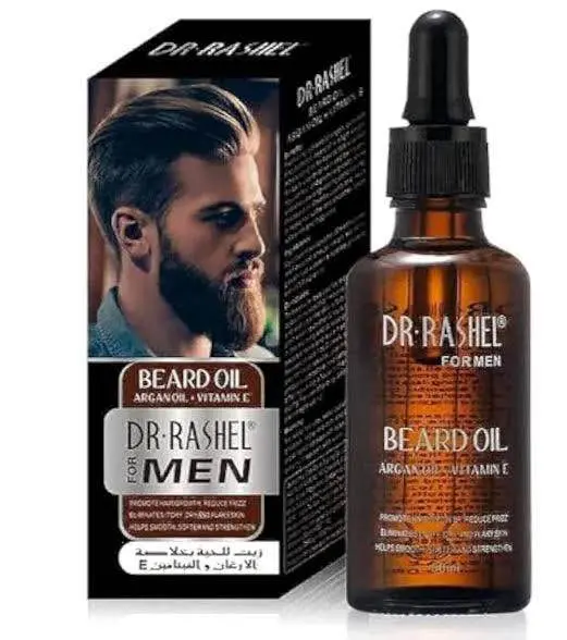 Picture of DR.RASHEL Argan Oil Vitamin E Hair Growth For Men Beard Oil 50ml