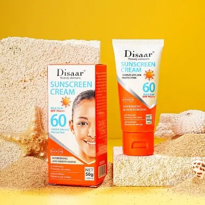 Picture of Disaar Beauty Skincare Sunscreen Cream SPF 60++-50gm