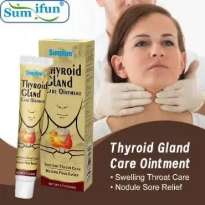 Picture of Sumifun Thyroid Gland Care Ointment | Topical Ointment for Goiter, Swollen Throat, and Nodule Pain-20gm