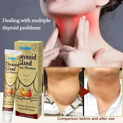 Picture of Sumifun Thyroid Gland Care Ointment | Topical Ointment for Goiter, Swollen Throat, and Nodule Pain-20gm