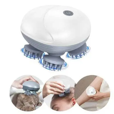 Picture of Scalp Head Hair Massager Electric Health Care Antistress Relax Body Massagem Deep Saude Tissue Prevent Body Massage