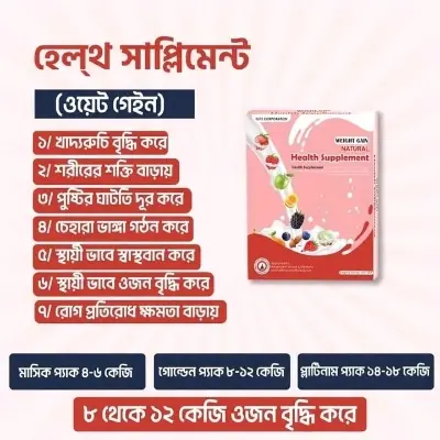 Picture of Weight Gain Natural Health Supplement 120gm