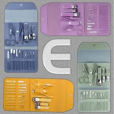 Picture of Nail Clippers Manicure & Pedicure Tools Nail Tools 16 Piece Stainless Steel Set