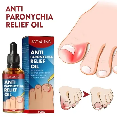 Picture of Jaysuing  Anti Paronychia Relief Oil – Nail Fungus Removal Feet Toe Fungal Care Ointment-10ml