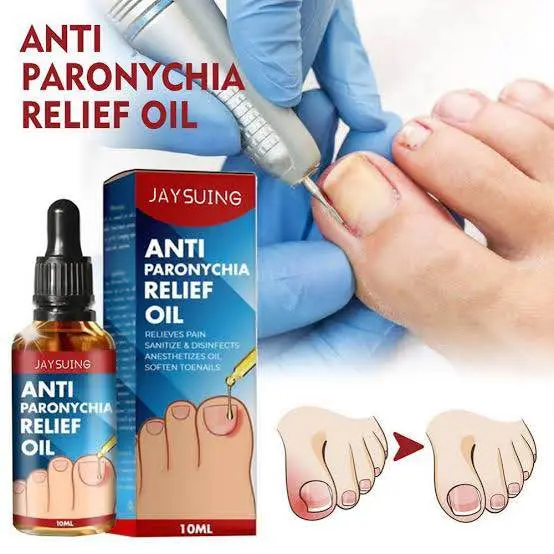 Picture of Jaysuing  Anti Paronychia Relief Oil – Nail Fungus Removal Feet Toe Fungal Care Ointment-10ml