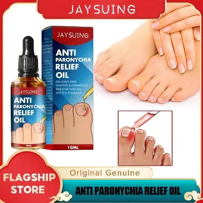 Picture of Jaysuing  Anti Paronychia Relief Oil – Nail Fungus Removal Feet Toe Fungal Care Ointment-10ml