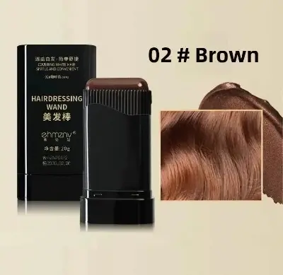 Picture of Instant Root Coverage Hair Dye Stick Unisex Dyeing Powder Temporary Color Hair Dye Cream Pen Hair Chalk With Comb for Women & Men-Brown