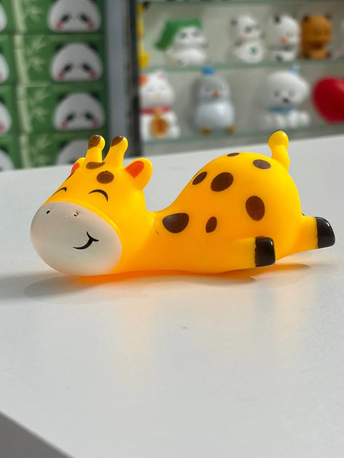 Picture of Cute Sleeping Giraffe LED Nursery Night Light Kids Dimmable Bedside Lamp Toy Best Gift Baby and Girl