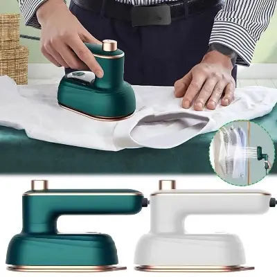 Picture of Portable Mini Ironing Machine with Rotary Handheld Steam Iron for Home and Travel